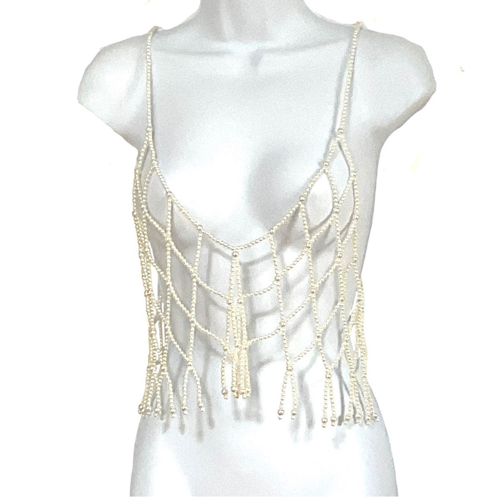 NWT Anthropologie & Current Air Pearl Topper